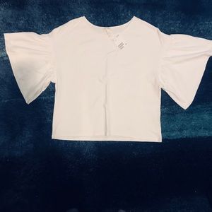 H&M Flutter Sleeve Tee
